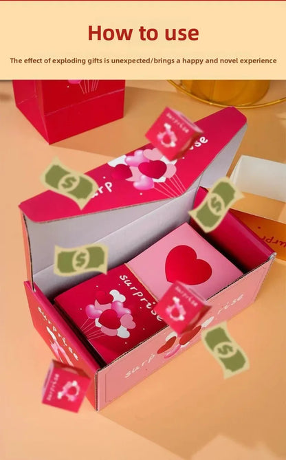 Surprise Bounce Money pop up Boxes Explosion Red Envelope