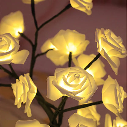 LED Table Lamp Rose Branche Light