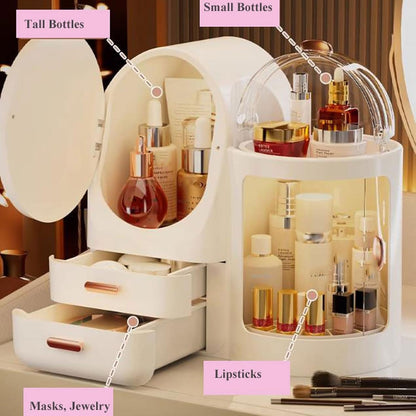 Makeup Organiser Storage Rotating Makeup Organizer Bo