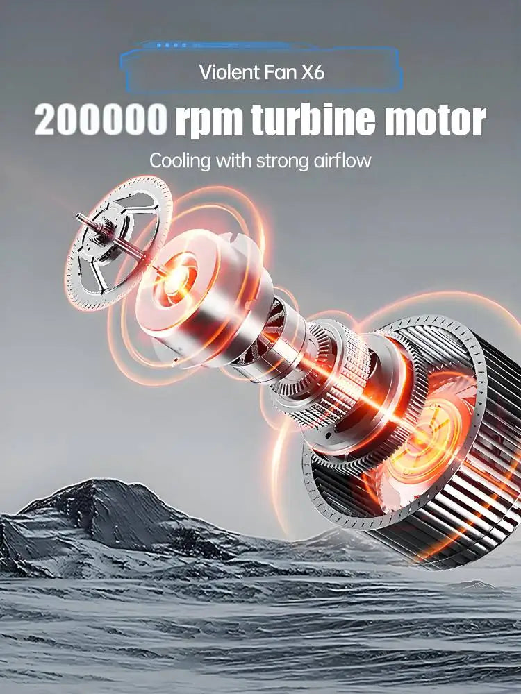 Powerful Air Blower 200000RPM Brushless Violent Fan Vacuum Dust Cleaner Strong Winds