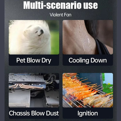 Powerful Air Blower 200000RPM Brushless Violent Fan Vacuum Dust Cleaner Strong Winds