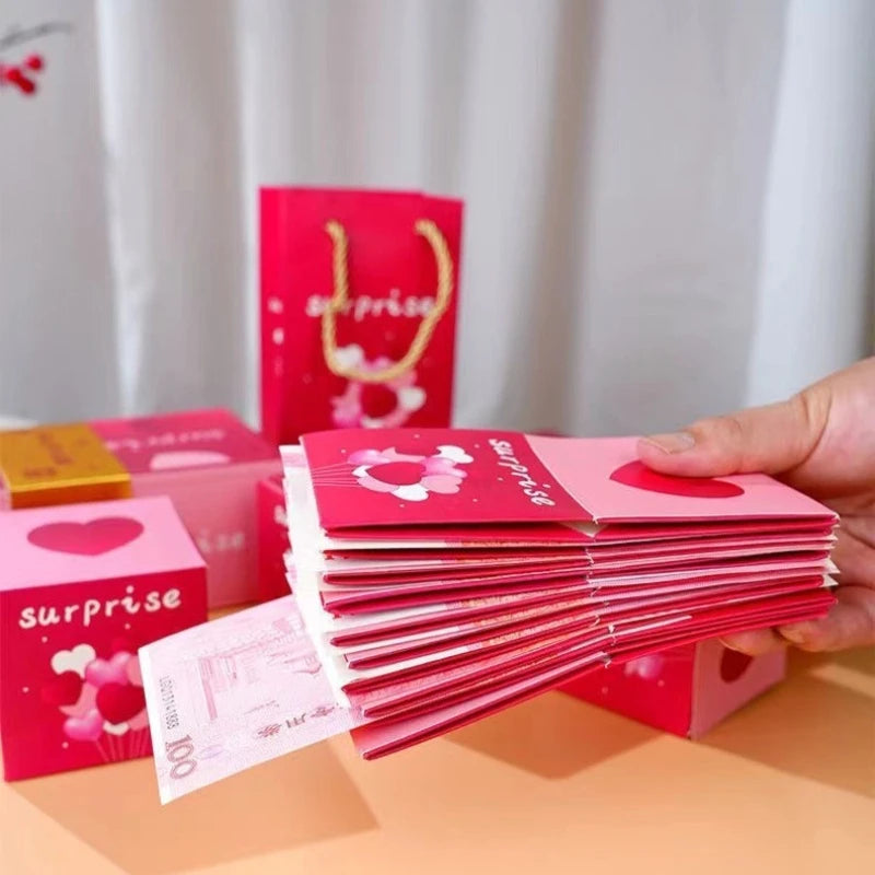 Surprise Bounce Money pop up Boxes Explosion Red Envelope