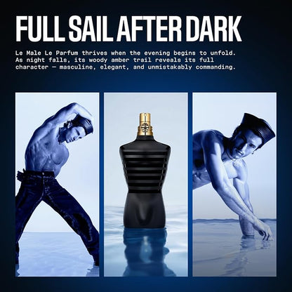 Jean Paul Gaultier Le Male Le Parfum - Amber Woody Eau de Parfum Intense for Men Fragrance