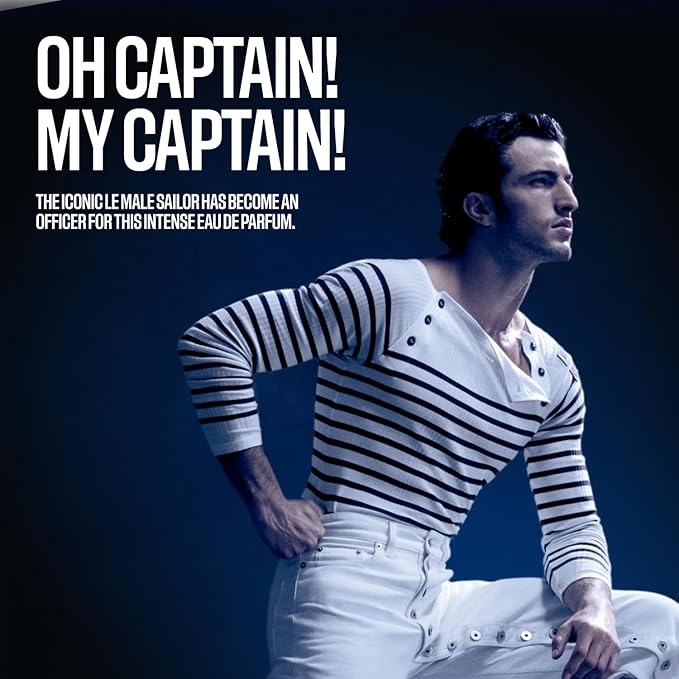 Jean Paul Gaultier Le Male Le Parfum - Amber Woody Eau de Parfum Intense for Men Fragrance