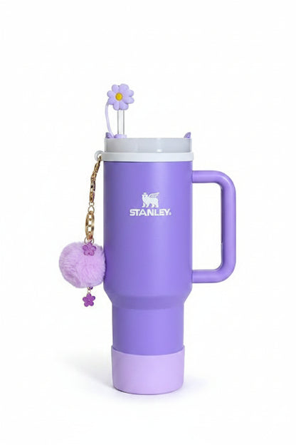 40oz Stanley Style Tumbler with Premium Accessories Kit