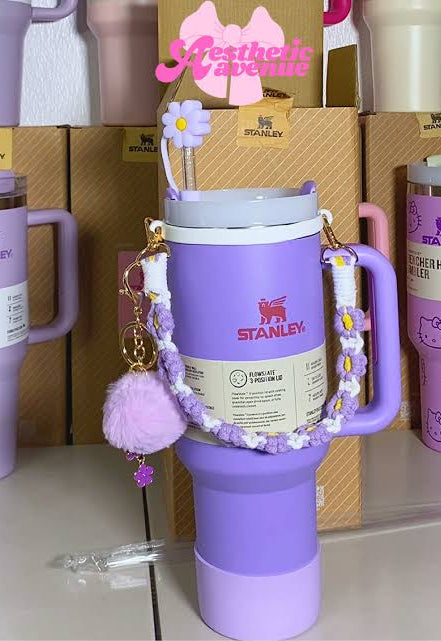 40oz Stanley Style Tumbler with Premium Accessories Kit