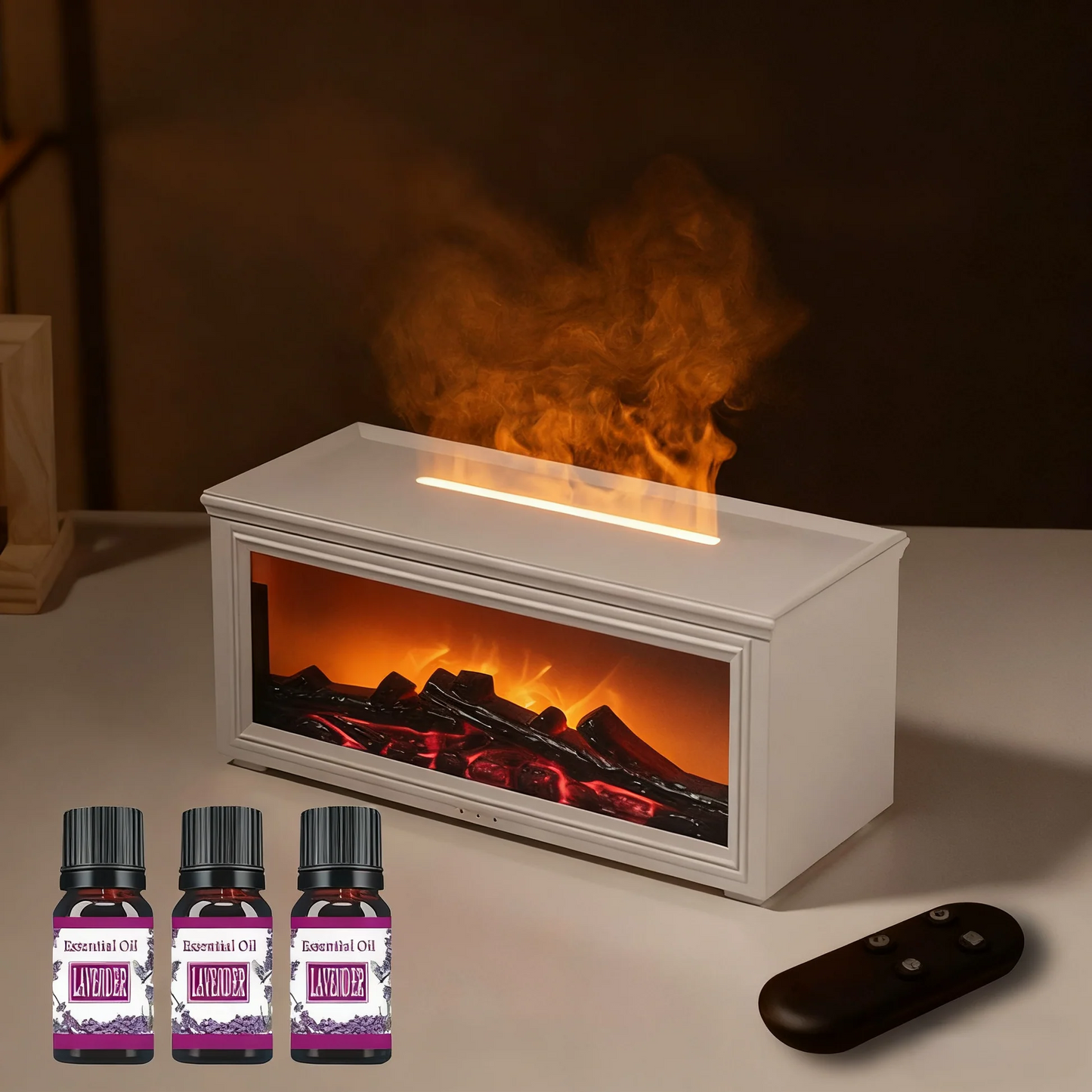 🔥🎁Fireplace Flame Diffuser Humidifier with Remote🔥
