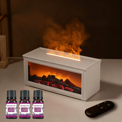 🔥🎁Fireplace Flame Diffuser Humidifier with Remote🔥