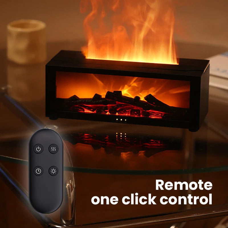 🔥🎁Fireplace Flame Diffuser Humidifier with Remote🔥